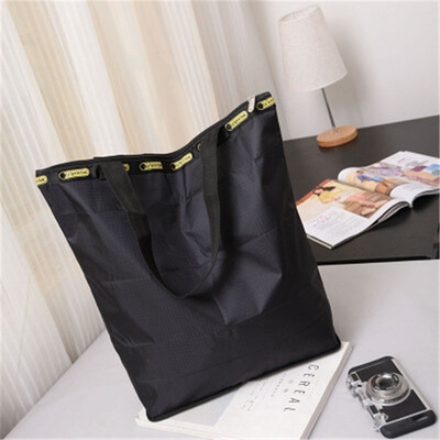 

ZHANAO new womens bag canvas shoulder bag Europe&large capacity shopping bag folding shoulder bag