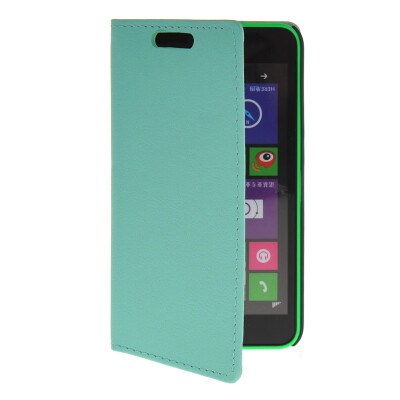 

MOONCASE Slim Leather Flip Wallet Card Pouch with Kickstand Shell Back ЧЕХОЛ ДЛЯ Nokia Lumia 630 Mint Green