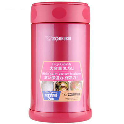 

Like printing ZO JIRUSHI 750ml stainless steel vacuum insulation bake pot lunch lunch box SW-FCE75-PJ wine red