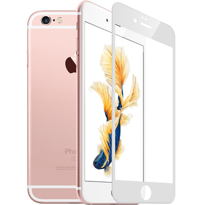 

Классная музыка переднего iPhone6 ​​/ 6с плюс полного экрана полного экрана стеклянного покрытия стальной мембраны пленка полное покрытие защитной пленки мобильного телефона -5,5 дюйма - белый