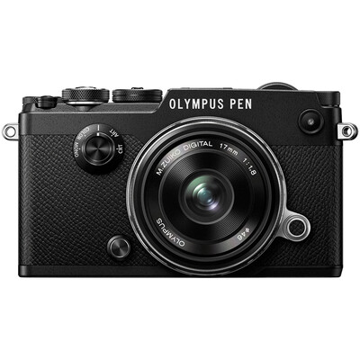 

Olympus (OLYMPUS) PEN-F-1718K (фиксированный фокус пакет объектива) черный 20-мегапиксельной встроенной WIFI пятикоординатной стаб