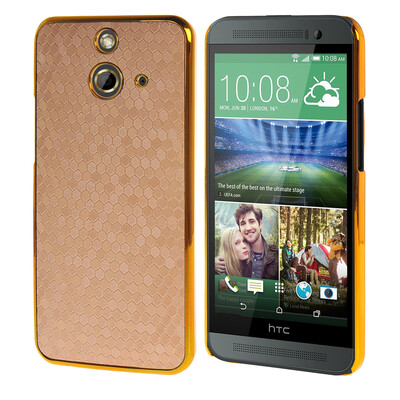 

MOONCASE Flash Flake Skin золото Chrome Hard Back чехол для Cover HTC One E8 золото