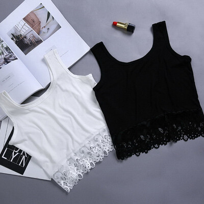 

Sexy Womens Sleeveless Lace Vest Tank Tops Blouse Camisole Crop Top