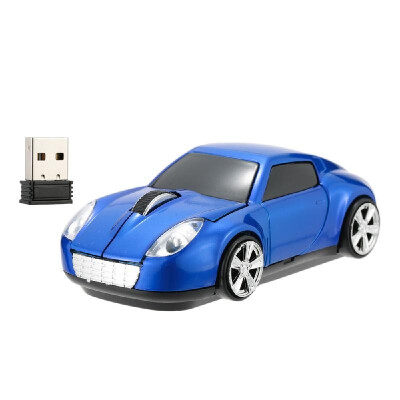 

24GHz Wireless Racing Car Shaped Optical USB MouseMice 3D 3 Buttons 1000 DPICPI for PC Laptop DesktopcolorRedGreyBlue