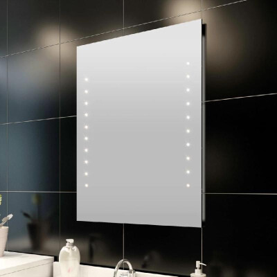 

Bathroom Mirror 50 X 60 Cm L X H with LED Lights