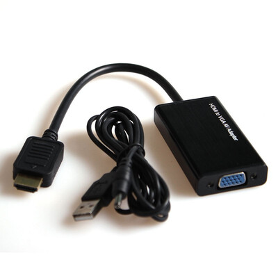 

1pcs планшетных пк адаптер кабель HDMI (аудио - видео с разрешением 1080p с VGA video converter 81808