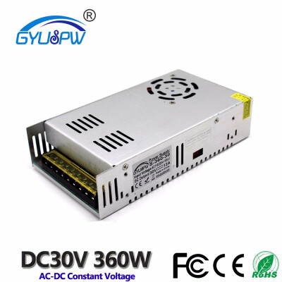 

360W 30V 12A Small Volume Single Output Switching Power Supply for LED Strip CNC 3D Print Transformers 110V 220V AC DC30V SMPS