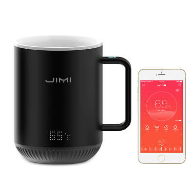 

Jimmy has JIMI creative gifts smart mug APP temperature control thermostat coffee cup office cup imitation ceramic couple water cup remote interactive mug gift box self-operated S3