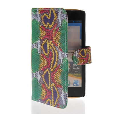 

MOONCASE Leather Side Flip Wallet Card Slot Pouch Stand Shell Back ЧЕХОЛ ДЛЯ Huawei Ascend G700