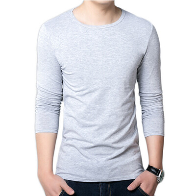 

Zogaa Spring New Korean Men's T-shirt Slim Pure Cotton