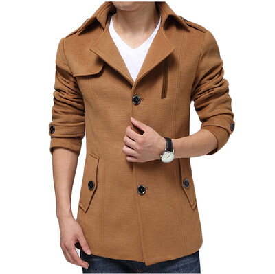 

Zogaa Autumn And Winter New Korean Mens Wind Slim Long
