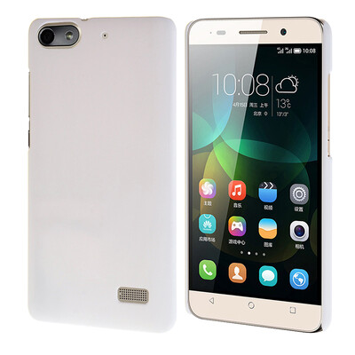 

MOONCASE Huawei 4C Case Hard Rubberized Rubber Back Case Cover for Huawei Honor 4C White