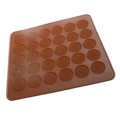 

UpperX New Silicone Macaroon Pastry Oven Baking Mould Sheet Mat 30-Cavity DIY Mold Baking Mat Baking Mats