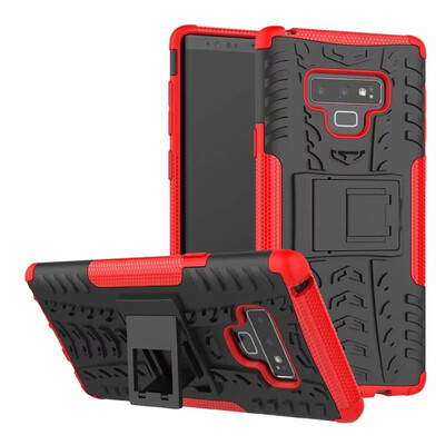 

Fecoprior Case for Samsung Galaxy Note 9 Note9 Back Cover Stand Silicon TPU PC Heavy Rugged Phone Celulars Fundas Coque