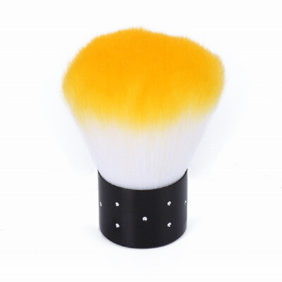 

1PC 6 COLOR soft brush Nail Tools Brush & UV Gel Nail Art Dust Clean Brush