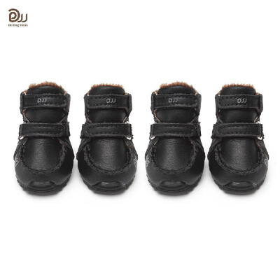 

DJJ DS302W Pure Color Pet Dog Shoes Dog Boots Fall & Winter Style Sports Shoes for Poodle Bichon Frise Standard Schnauzer Smal
