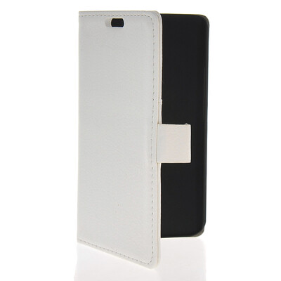 

MOONCASE Slim Leather Side Flip Wallet Card Slot Pouch Stand Back Case Cover for Motorola MOTO X2 XT 1097 White