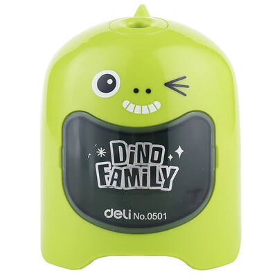

Powerful (deli) 0702 electric pencil sharpener black, white color random