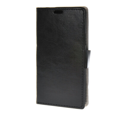 

MOONCASE Leather Side Flip Wallet Card Holder Stand Shell Pouch ЧЕХОЛ ДЛЯ Samsung Galaxy Grand Max G720NO Black