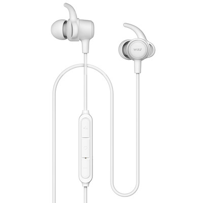 

WRZ S8 magnetic suction ear sports wireless Bluetooth headset long battery life waterproof unisex mobile phone universal with wheat mobile phone universal white