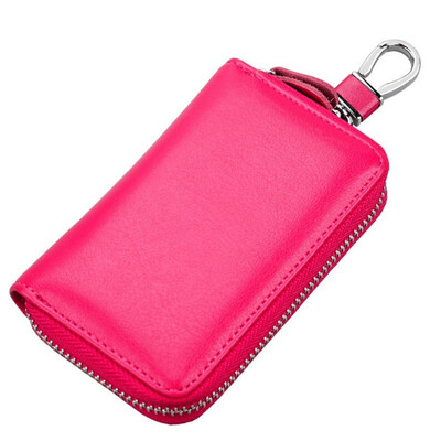 

New leather car key bag for mens&womens car keys&multi-functional household key bag