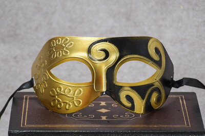 

Jazz mask prince mask mans mask flat head hard plastic carved mask
