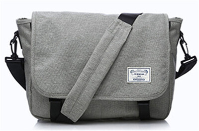 

Shoulder bag male casual canvas Messenger bag simple cross section male bag student Korean version of the Oxford men&39s bag