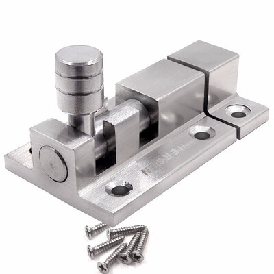 

Stainless steel safety door bolts latches anti - theft lock buckle thickened stainless steel bedroom door&window latch