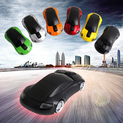 

MyMei 2.4G 1600DPI Mouse USB Receiver Wireless Light LED Car Shape Optical Mice