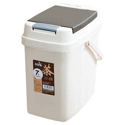 

Feida three&trash tea buckets double lid hand tea slag barrels Kung Fu tea accessories with slag 7L G2410