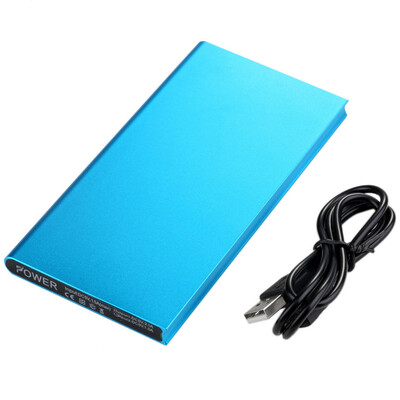 

Ультратонкий 20000mah портативный внешний аккумулятор зарядное устройство Power Банка для сотового телефона