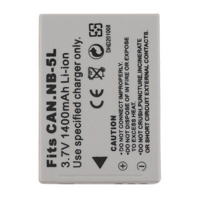 

Новый замена 3.7 V 1400mah замена литий-ионный аккумулятор для Canon НБ-5л камера