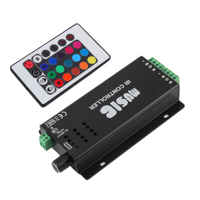

24 Key Музыка ИК-пульт дистанционного управления Sound Sensitive для RGB Светодиодные полосы света