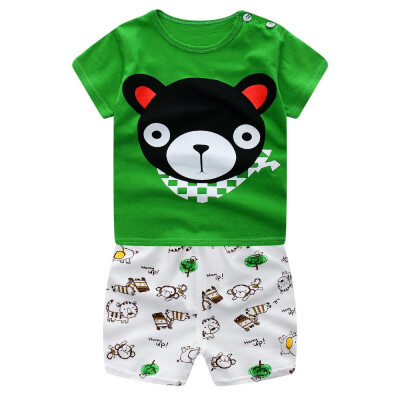 

Boys Clothes Toddler Boys Clothing Children Summer Boys Clothes Cartoon Kids Boy Clothing Set T-shitPants 100 Cotton