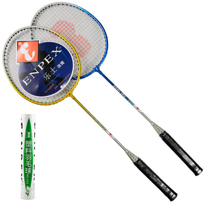 

Enpex badminton racket to shoot casual travel couple feathers 001 give badminton