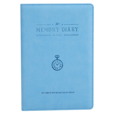 

Morning light  & G APYH8970 fashion A5 leather leather noodle notebook 12 pages blue