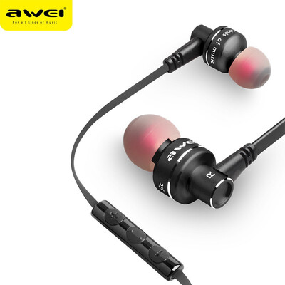 

Awei ES-10TY Metal Earphone Stereo Headset In-Ear Noise Reduction Auriculares Headphone With Microphone For Phone Kulakl k