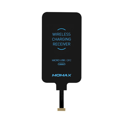 

MOMAX Android Micro Wireless Charging Receiver Mobile Phone Wireless Charger Receive Patch for Millet VIVOOPPO Narrow Under Wide Black