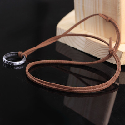 

Fashion Uncharted Nathan Drakes Ring Pendant Cord Chain Necklace