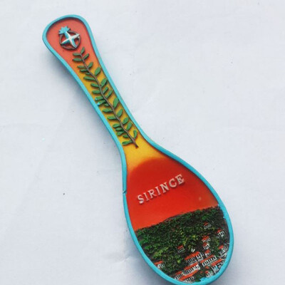 

1Pcs Practical European tourism souvenir refrigerator creative spoon magnetic stick ornaments turkey Fridge Magnets