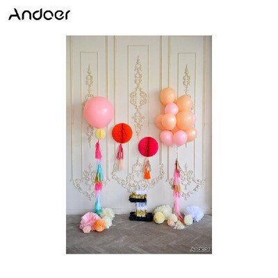 

Andoer 21 15m7 5ft First Birthday Backdrop Photography Background Baby Boy Kids Photo Studio Pros