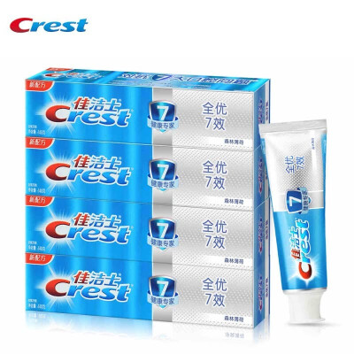 

Crest multiple-effect deep clean toothpasteS ultra white teeth antibacterial gum care Anti bad breath tooth Paste 140g4pcs