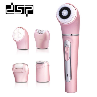 

DSP 5 in 1 Rechargeable Facial Deep Cleaning brush Cleanser Multifunction Electric Women Shaver Epilator Shaving Bikini Trimmer