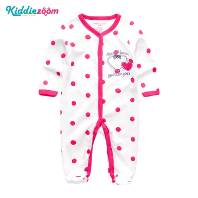 

Kiddiezoom Jumpsuit Long Sleeve Spring Autumn Baby Rompers Cotton Newborn 0-12Months Baby Clothes Stars Stripes Baby Supplies