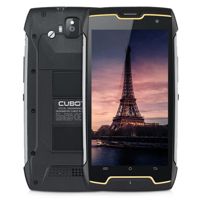 

Original Cubot KingKong IP68 Waterproof Smartphone Dustproof Shockproof Cellular MT6580 Quad Core 50 Inch HD 2GB 16GB 4400mAh