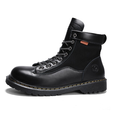 

Fashion trend Martin boots British wind 2018 new spring&autumn Korean version of the wild mens short boots