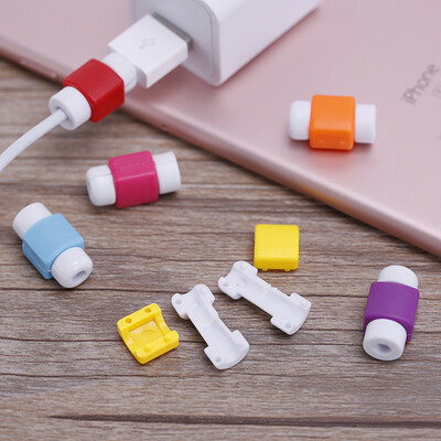 

Jiebi Shi universal mobile phone data cable protective cover charging line anti-break protector winder