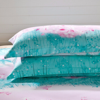 

Home Textile 100 Cotton Pillow Case Family Pillow Shams 48x74cm Size New Design Color
