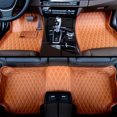 

KOOLIFE car mats all around the wire circle carpet special custom-made foot pad Corolla sagitar LaVida Mercedes-Benz Rong Wei Angwei Mai Teng Ying Lang foot pad A8 single layer brown