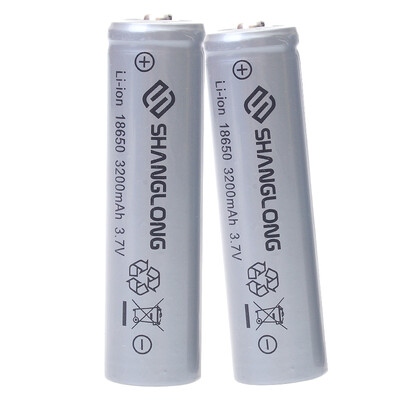 

Shang Long Qiang light hand battery a pair of 18650 rechargeable lithium battery 3.7V high-capacity flashlight dedicated rechargea